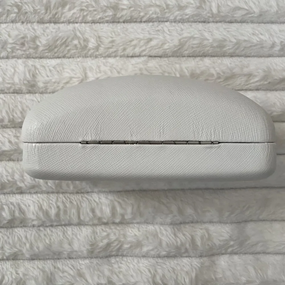 Michael Kors Clamshell Hard Large Sunglasses Eye Glasses Protective Case White